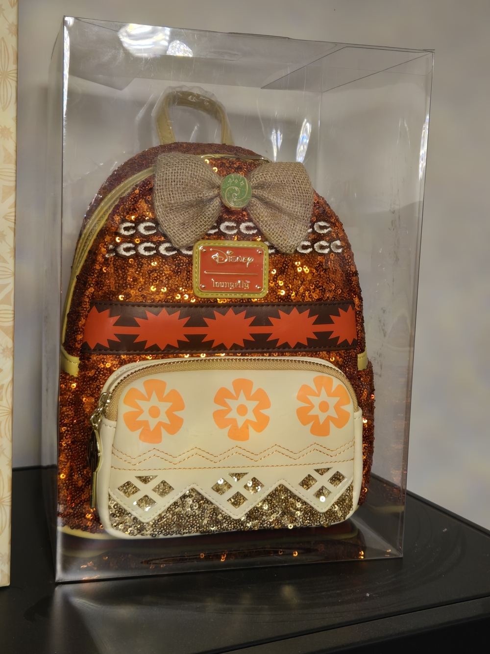 Loungefly Disney Princess Moana sequin mini backpack